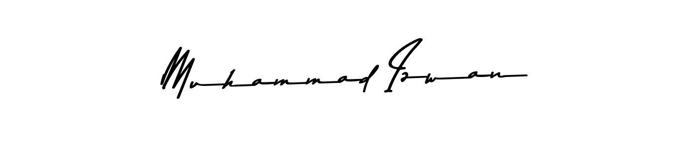 Create a beautiful signature design for name Muhammad Izwan. With this signature (Asem Kandis PERSONAL USE) fonts, you can make a handwritten signature for free. Muhammad Izwan signature style 9 images and pictures png