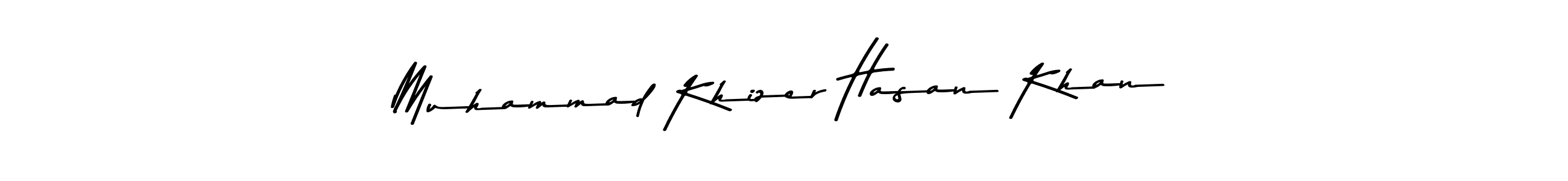 Muhammad Khizer Hasan Khan stylish signature style. Best Handwritten Sign (Asem Kandis PERSONAL USE) for my name. Handwritten Signature Collection Ideas for my name Muhammad Khizer Hasan Khan. Muhammad Khizer Hasan Khan signature style 9 images and pictures png