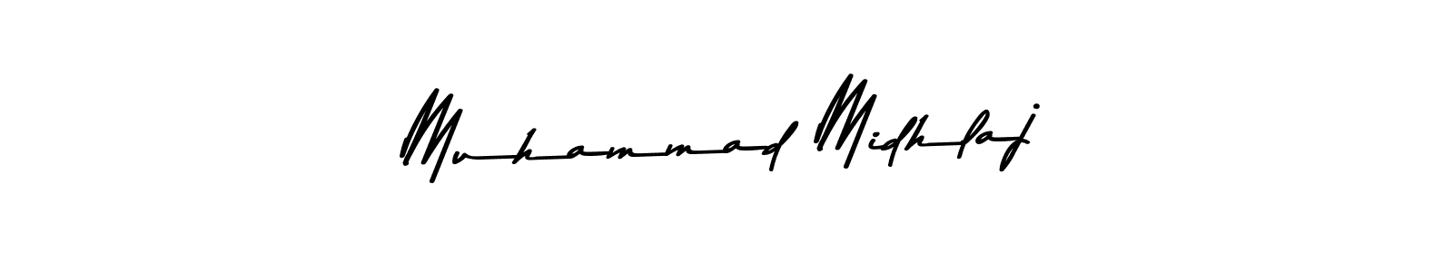 Make a beautiful signature design for name Muhammad Midhlaj. Use this online signature maker to create a handwritten signature for free. Muhammad Midhlaj signature style 9 images and pictures png