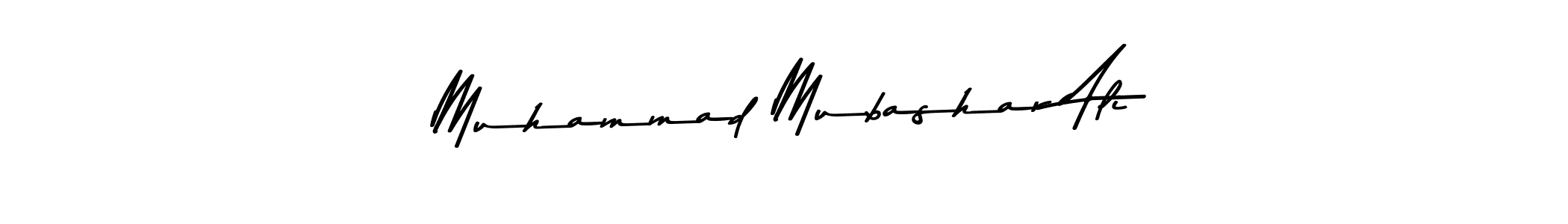 Use a signature maker to create a handwritten signature online. With this signature software, you can design (Asem Kandis PERSONAL USE) your own signature for name Muhammad Mubashar Ali. Muhammad Mubashar Ali signature style 9 images and pictures png