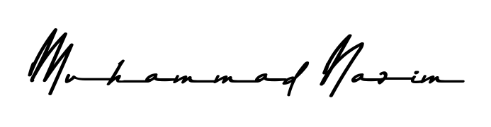 Elevate your brand with a stunning Muhammad Nazim eSignature. The Asem Kandis PERSONAL USE style provides a balanced, flowing aesthetic for everyday signing. Muhammad Nazim signature style 9 images and pictures png