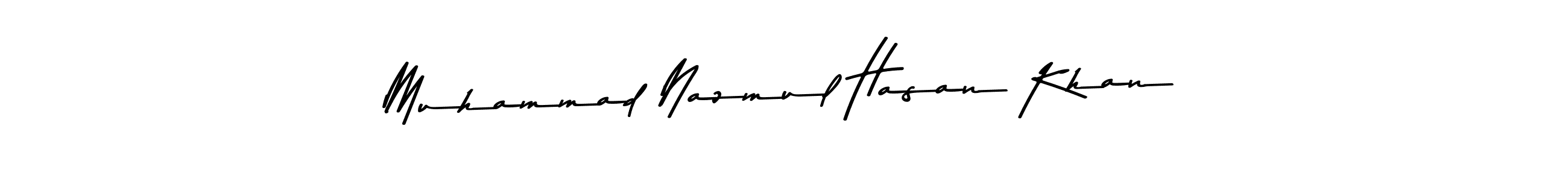 Also You can easily find your signature by using the search form. We will create Muhammad Nazmul Hasan Khan name handwritten signature images for you free of cost using Asem Kandis PERSONAL USE sign style. Muhammad Nazmul Hasan Khan signature style 9 images and pictures png