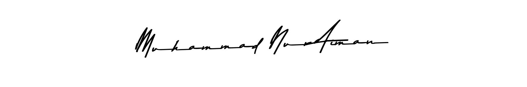 Muhammad Nur Aiman stylish signature style. Best Handwritten Sign (Asem Kandis PERSONAL USE) for my name. Handwritten Signature Collection Ideas for my name Muhammad Nur Aiman. Muhammad Nur Aiman signature style 9 images and pictures png