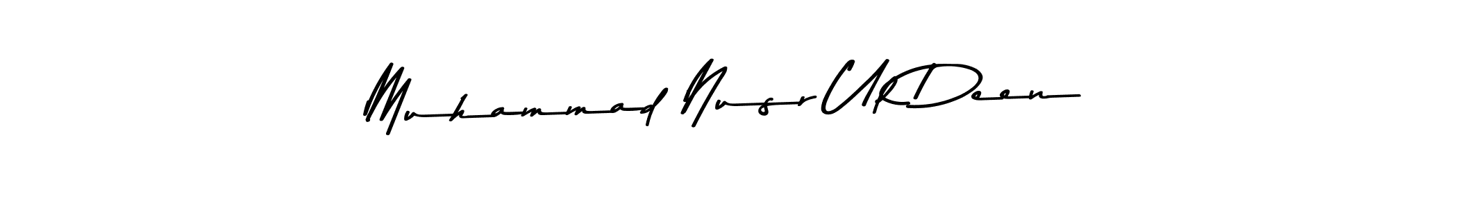 The best way (Asem Kandis PERSONAL USE) to make a short signature is to pick only two or three words in your name. The name Muhammad Nusr Ul Deen include a total of six letters. For converting this name. Muhammad Nusr Ul Deen signature style 9 images and pictures png