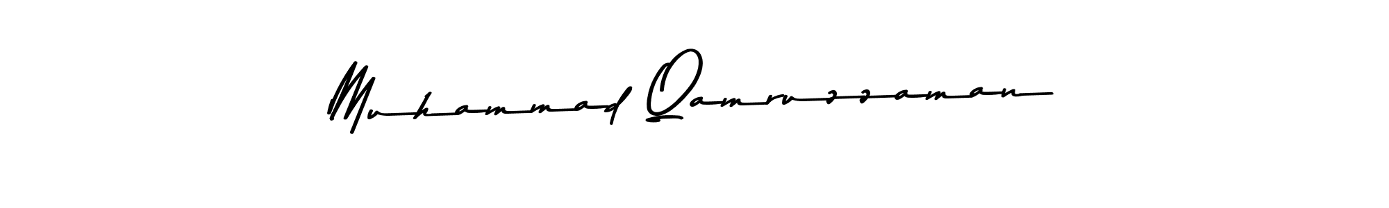 Make a beautiful signature design for name Muhammad Qamruzzaman. With this signature (Asem Kandis PERSONAL USE) style, you can create a handwritten signature for free. Muhammad Qamruzzaman signature style 9 images and pictures png