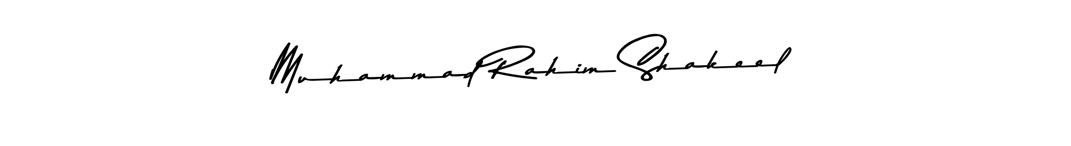 Also we have Muhammad Rahim Shakeel name is the best signature style. Create professional handwritten signature collection using Asem Kandis PERSONAL USE autograph style. Muhammad Rahim Shakeel signature style 9 images and pictures png