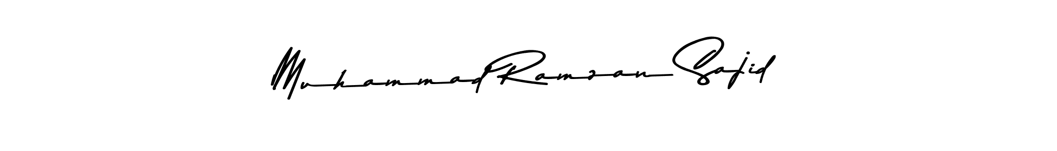 Make a beautiful signature design for name Muhammad Ramzan Sajid. Use this online signature maker to create a handwritten signature for free. Muhammad Ramzan Sajid signature style 9 images and pictures png