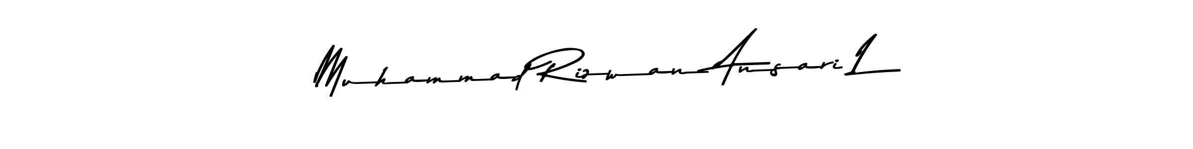 if you are searching for the best signature style for your name Muhammad Rizwan Ansari L. so please give up your signature search. here we have designed multiple signature styles  using Asem Kandis PERSONAL USE. Muhammad Rizwan Ansari L signature style 9 images and pictures png