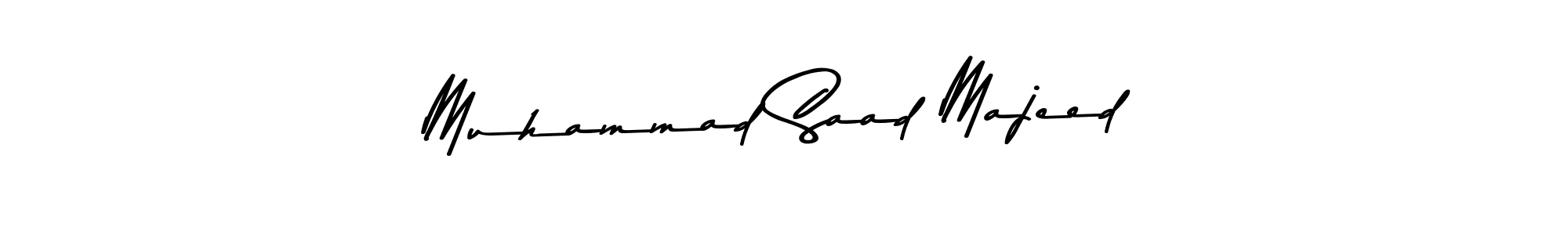 How to make Muhammad Saad Majeed signature? Asem Kandis PERSONAL USE is a professional autograph style. Create handwritten signature for Muhammad Saad Majeed name. Muhammad Saad Majeed signature style 9 images and pictures png