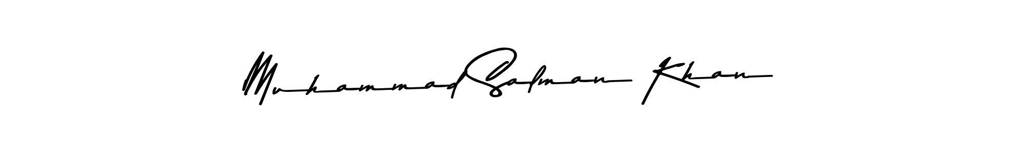 Also You can easily find your signature by using the search form. We will create Muhammad Salman Khan name handwritten signature images for you free of cost using Asem Kandis PERSONAL USE sign style. Muhammad Salman Khan signature style 9 images and pictures png