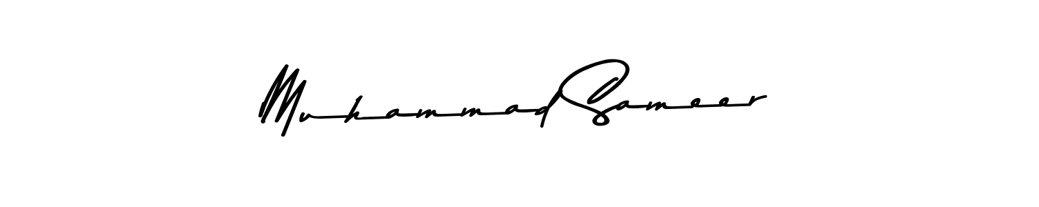 Also You can easily find your signature by using the search form. We will create Muhammad Sameer name handwritten signature images for you free of cost using Asem Kandis PERSONAL USE sign style. Muhammad Sameer signature style 9 images and pictures png