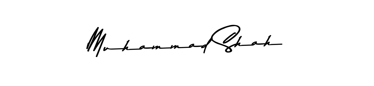 The best way (Asem Kandis PERSONAL USE) to make a short signature is to pick only two or three words in your name. The name Muhammad Shah include a total of six letters. For converting this name. Muhammad Shah signature style 9 images and pictures png