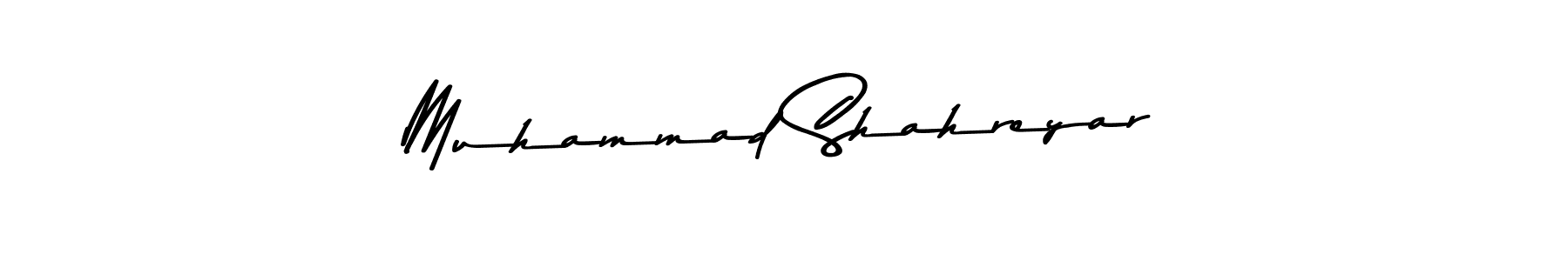 Use a signature maker to create a handwritten signature online. With this signature software, you can design (Asem Kandis PERSONAL USE) your own signature for name Muhammad Shahreyar. Muhammad Shahreyar signature style 9 images and pictures png