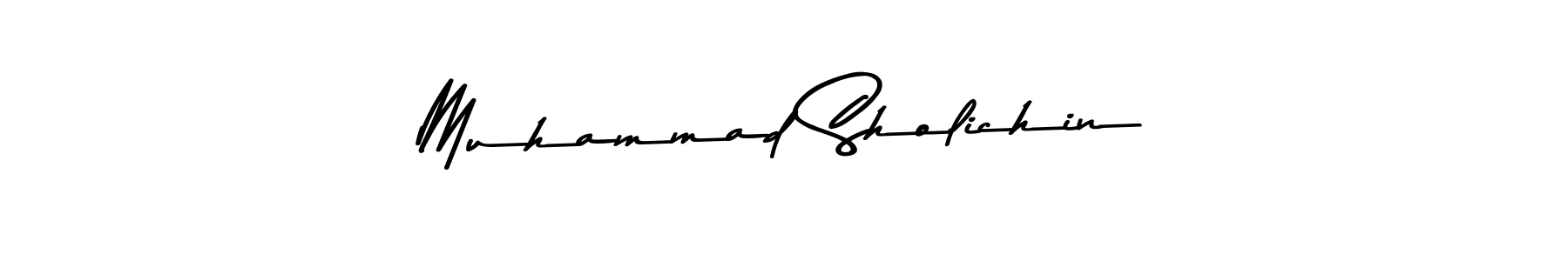 How to Draw Muhammad Sholichin signature style? Asem Kandis PERSONAL USE is a latest design signature styles for name Muhammad Sholichin. Muhammad Sholichin signature style 9 images and pictures png
