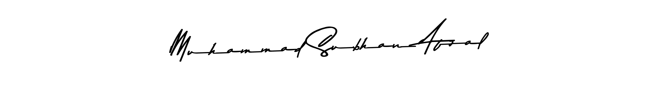 Also we have Muhammad Subhan Afzal name is the best signature style. Create professional handwritten signature collection using Asem Kandis PERSONAL USE autograph style. Muhammad Subhan Afzal signature style 9 images and pictures png