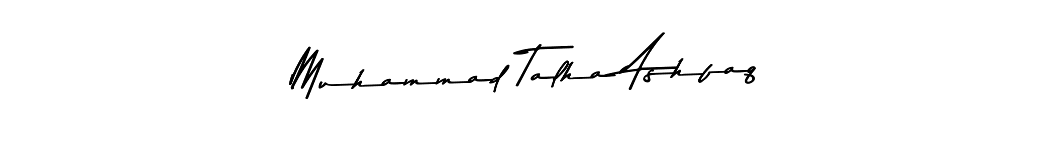 Use a signature maker to create a handwritten signature online. With this signature software, you can design (Asem Kandis PERSONAL USE) your own signature for name Muhammad Talha Ashfaq. Muhammad Talha Ashfaq signature style 9 images and pictures png