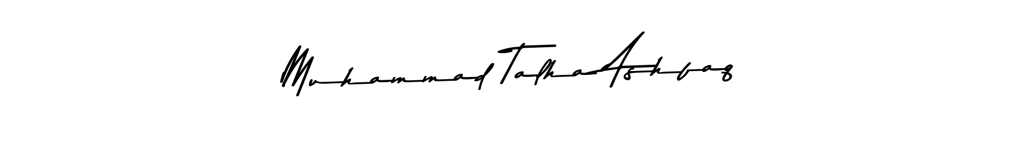 Design your own signature with our free online signature maker. With this signature software, you can create a handwritten (Asem Kandis PERSONAL USE) signature for name Muhammad Talha Ashfaq. Muhammad Talha Ashfaq signature style 9 images and pictures png