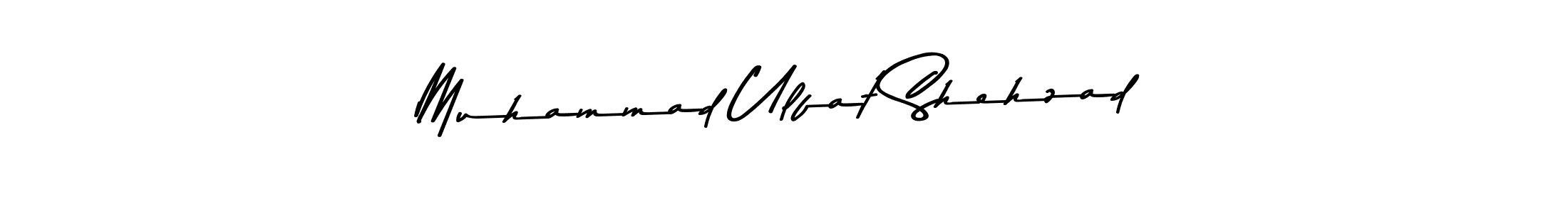 Design your own signature with our free online signature maker. With this signature software, you can create a handwritten (Asem Kandis PERSONAL USE) signature for name Muhammad Ulfat Shehzad. Muhammad Ulfat Shehzad signature style 9 images and pictures png