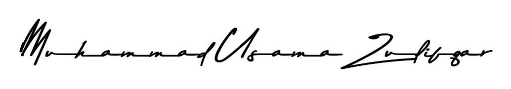 The best way (Asem Kandis PERSONAL USE) to make a short signature is to pick only two or three words in your name. For converting this name Muhammad Usama Zulifqar. Muhammad Usama Zulifqar signature style 9 images and pictures png