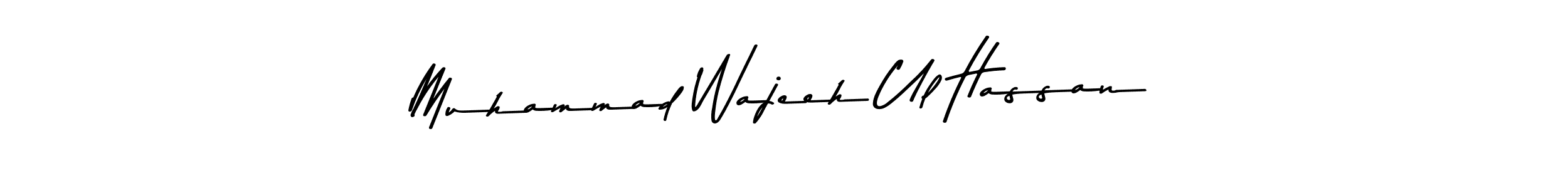 You can use this online signature creator to create a handwritten signature for the name Muhammad Wajeeh Ul Hassan. This is the best online autograph maker. Muhammad Wajeeh Ul Hassan signature style 9 images and pictures png