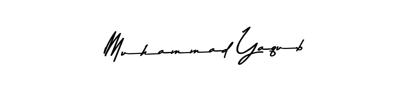 Also You can easily find your signature by using the search form. We will create Muhammad Yaqub name handwritten signature images for you free of cost using Asem Kandis PERSONAL USE sign style. Muhammad Yaqub signature style 9 images and pictures png