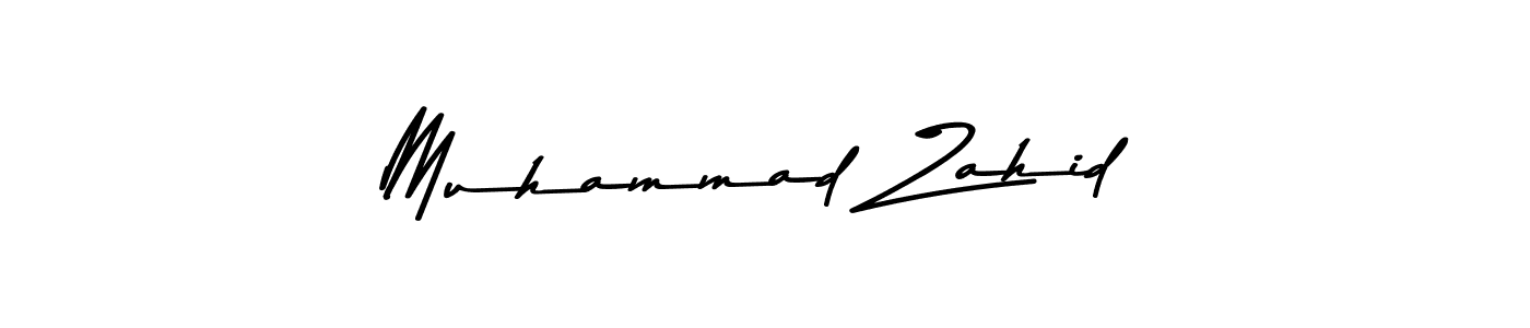 How to make Muhammad Zahid signature? Asem Kandis PERSONAL USE is a professional autograph style. Create handwritten signature for Muhammad Zahid name. Muhammad Zahid signature style 9 images and pictures png