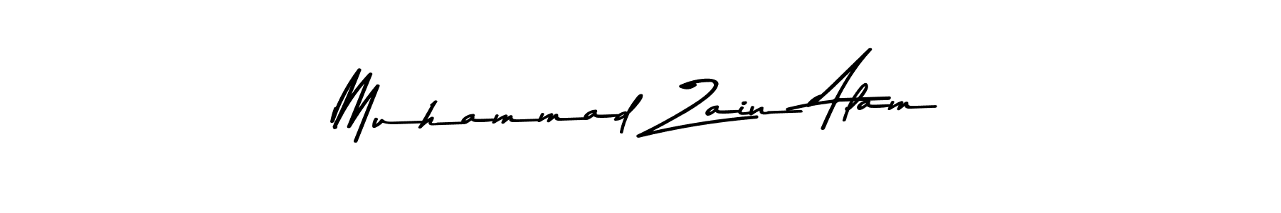 Create a beautiful signature design for name Muhammad Zain Alam. With this signature (Asem Kandis PERSONAL USE) fonts, you can make a handwritten signature for free. Muhammad Zain Alam signature style 9 images and pictures png