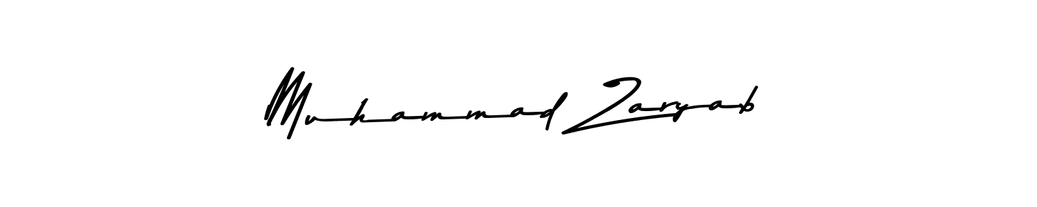 Muhammad Zaryab stylish signature style. Best Handwritten Sign (Asem Kandis PERSONAL USE) for my name. Handwritten Signature Collection Ideas for my name Muhammad Zaryab. Muhammad Zaryab signature style 9 images and pictures png