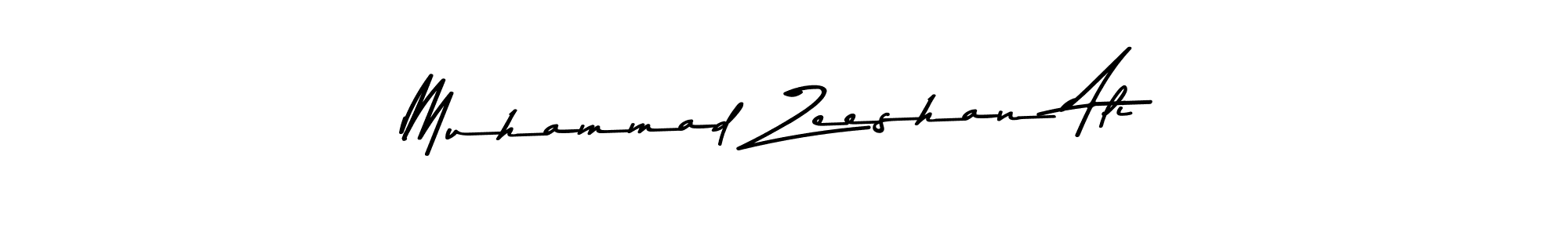 Create a beautiful signature design for name Muhammad Zeeshan Ali. With this signature (Asem Kandis PERSONAL USE) fonts, you can make a handwritten signature for free. Muhammad Zeeshan Ali signature style 9 images and pictures png