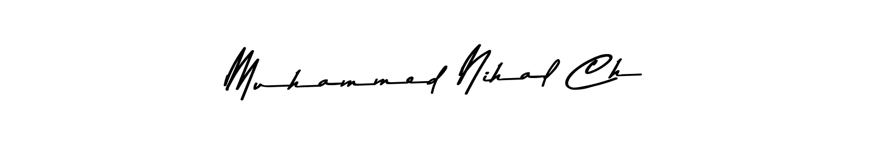 Similarly Asem Kandis PERSONAL USE is the best handwritten signature design. Signature creator online .You can use it as an online autograph creator for name Muhammed Nihal Ch. Muhammed Nihal Ch signature style 9 images and pictures png