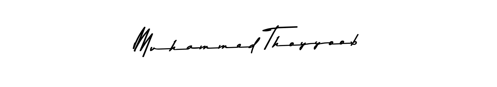 Use a signature maker to create a handwritten signature online. With this signature software, you can design (Asem Kandis PERSONAL USE) your own signature for name Muhammed Thoyyoob. Muhammed Thoyyoob signature style 9 images and pictures png