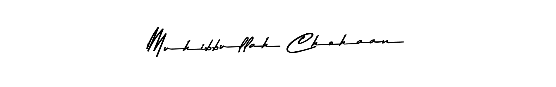 Design your own signature with our free online signature maker. With this signature software, you can create a handwritten (Asem Kandis PERSONAL USE) signature for name Muhibbullah Chohaan. Muhibbullah Chohaan signature style 9 images and pictures png