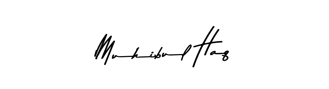 Create a beautiful signature design for name Muhibul Haq. With this signature (Asem Kandis PERSONAL USE) fonts, you can make a handwritten signature for free. Muhibul Haq signature style 9 images and pictures png