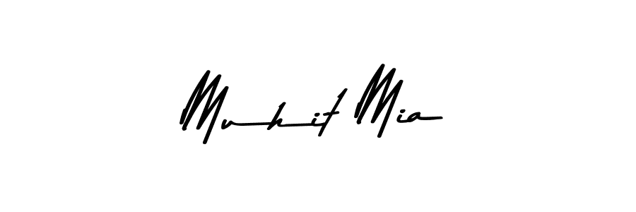 Also You can easily find your signature by using the search form. We will create Muhit Mia name handwritten signature images for you free of cost using Asem Kandis PERSONAL USE sign style. Muhit Mia signature style 9 images and pictures png