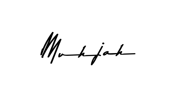 Create a beautiful signature design for name Muhjah. With this signature (Asem Kandis PERSONAL USE) fonts, you can make a handwritten signature for free. Muhjah signature style 9 images and pictures png