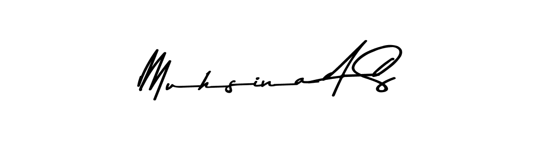Also You can easily find your signature by using the search form. We will create Muhsina A S name handwritten signature images for you free of cost using Asem Kandis PERSONAL USE sign style. Muhsina A S signature style 9 images and pictures png