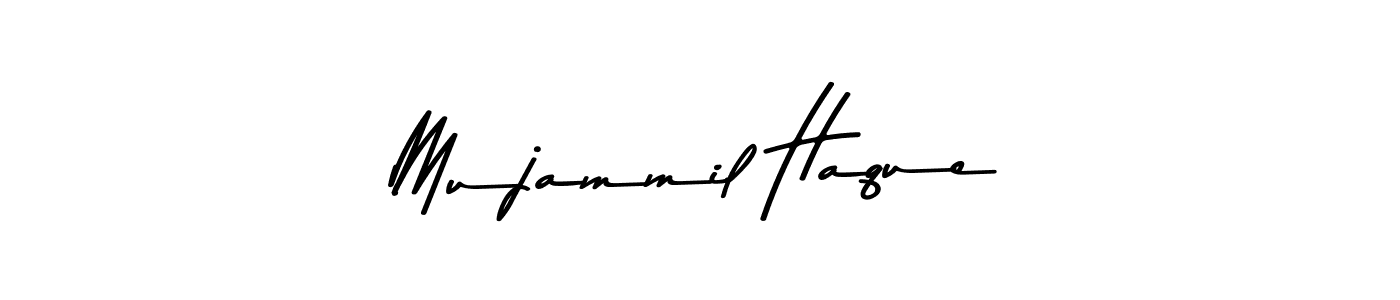 Use a signature maker to create a handwritten signature online. With this signature software, you can design (Asem Kandis PERSONAL USE) your own signature for name Mujammil Haque. Mujammil Haque signature style 9 images and pictures png