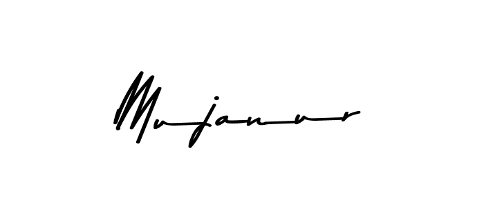Make a beautiful signature design for name Mujanur. With this signature (Asem Kandis PERSONAL USE) style, you can create a handwritten signature for free. Mujanur signature style 9 images and pictures png