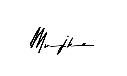 This is the best signature style for the Mujhe name. Also you like these signature font (Asem Kandis PERSONAL USE). Mix name signature. Mujhe signature style 9 images and pictures png