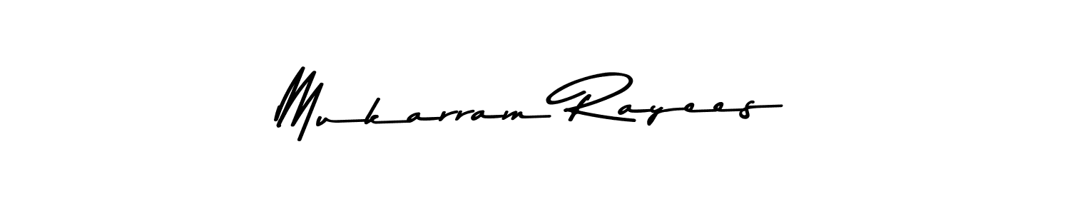 Check out images of Autograph of Mukarram Rayees name. Actor Mukarram Rayees Signature Style. Asem Kandis PERSONAL USE is a professional sign style online. Mukarram Rayees signature style 9 images and pictures png