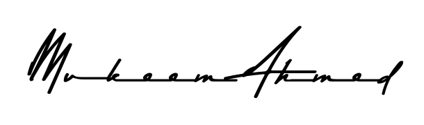 Create a personalized artistic stamp with Mukeem Ahmed in Asem Kandis PERSONAL USE font. Perfect for visual artists, designers, and influencers. Mukeem Ahmed signature style 9 images and pictures png