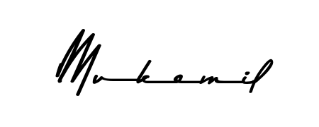 Master the art of signing with Mukemil written in fluent Asem Kandis PERSONAL USE script. A great template to practice and refine your handwriting. Mukemil signature style 9 images and pictures png