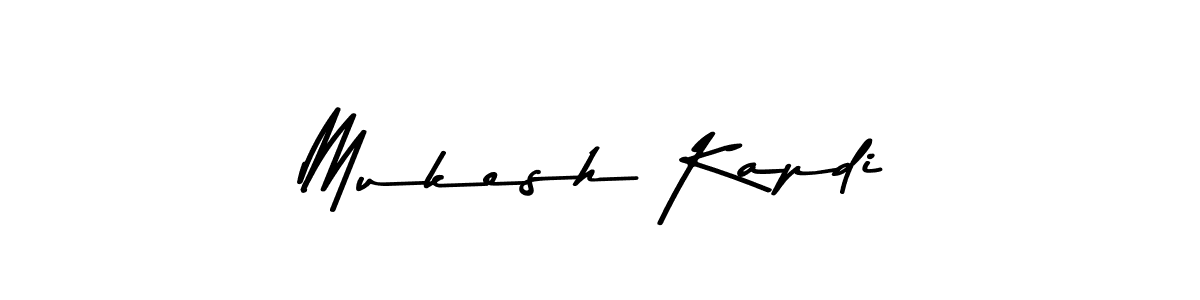 This is the best signature style for the Mukesh Kapdi name. Also you like these signature font (Asem Kandis PERSONAL USE). Mix name signature. Mukesh Kapdi signature style 9 images and pictures png