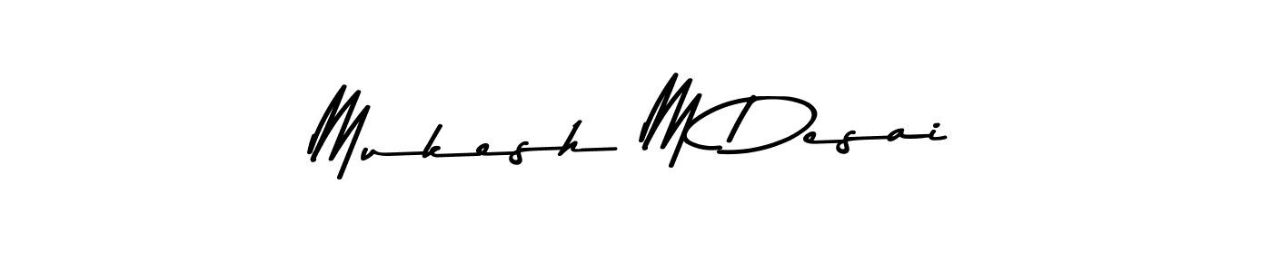 The best way (Asem Kandis PERSONAL USE) to make a short signature is to pick only two or three words in your name. The name Mukesh M Desai include a total of six letters. For converting this name. Mukesh M Desai signature style 9 images and pictures png