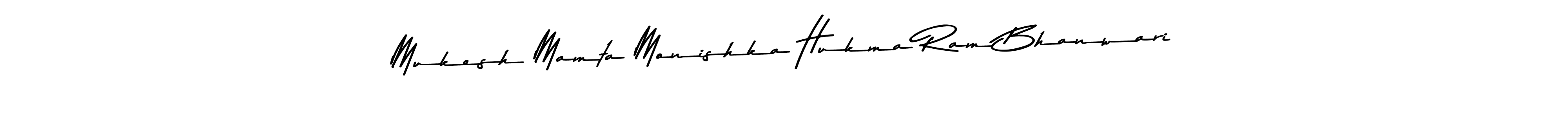 Similarly Asem Kandis PERSONAL USE is the best handwritten signature design. Signature creator online .You can use it as an online autograph creator for name Mukesh Mamta Monishka Hukma Ram Bhanwari. Mukesh Mamta Monishka Hukma Ram Bhanwari signature style 9 images and pictures png