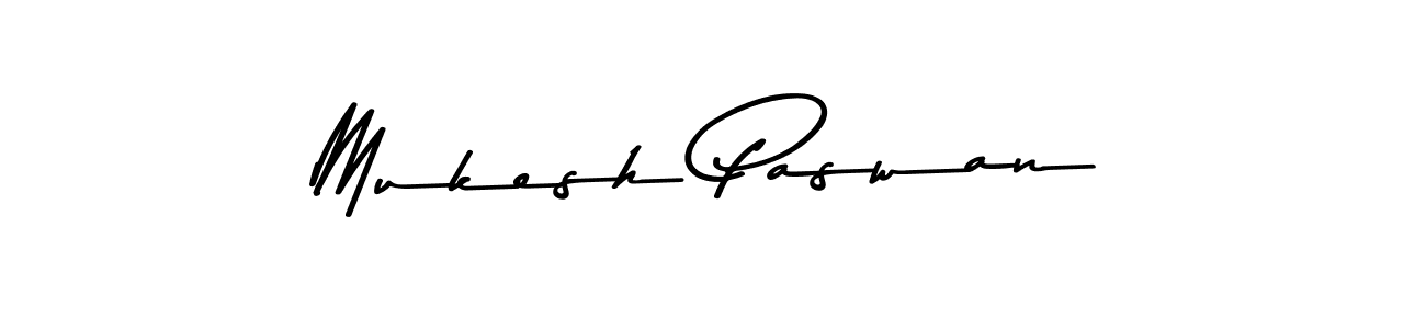 Make a beautiful signature design for name Mukesh Paswan. With this signature (Asem Kandis PERSONAL USE) style, you can create a handwritten signature for free. Mukesh Paswan signature style 9 images and pictures png