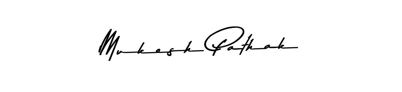 Also we have Mukesh Pathak name is the best signature style. Create professional handwritten signature collection using Asem Kandis PERSONAL USE autograph style. Mukesh Pathak signature style 9 images and pictures png