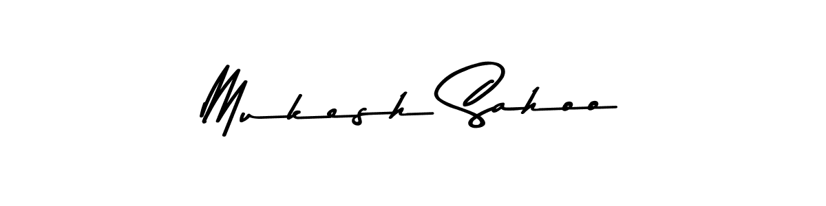 Design your own signature with our free online signature maker. With this signature software, you can create a handwritten (Asem Kandis PERSONAL USE) signature for name Mukesh Sahoo. Mukesh Sahoo signature style 9 images and pictures png