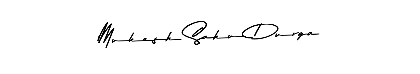 The best way (Asem Kandis PERSONAL USE) to make a short signature is to pick only two or three words in your name. The name Mukesh Sahu Durga include a total of six letters. For converting this name. Mukesh Sahu Durga signature style 9 images and pictures png