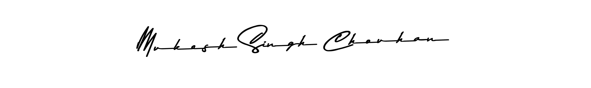 Design your own signature with our free online signature maker. With this signature software, you can create a handwritten (Asem Kandis PERSONAL USE) signature for name Mukesh Singh Chouhan. Mukesh Singh Chouhan signature style 9 images and pictures png